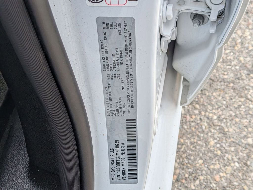 2021 RAM 1500 Big Horn Crew Cab 4x4 5'7' Box