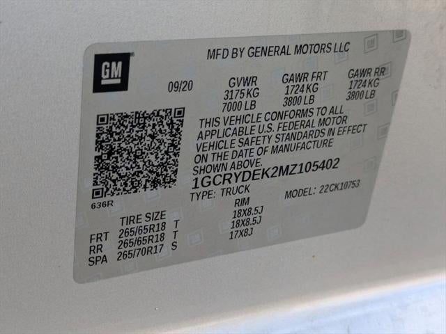 2021 Chevrolet Silverado 1500 4WD Double Cab Standard Bed LT