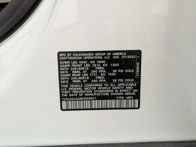 2024 Volkswagen Atlas 2.0T SE