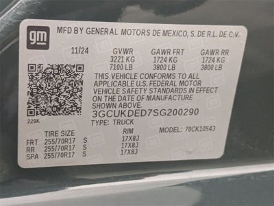 2025 Chevrolet Silverado 1500 4WD Crew Cab Standard Bed LT