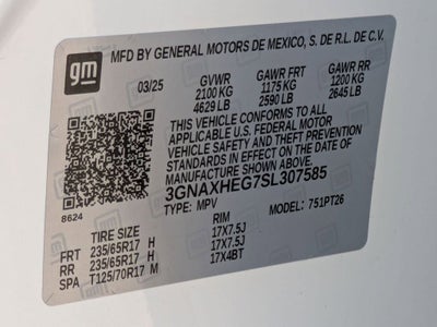 2025 Chevrolet Equinox FWD LT