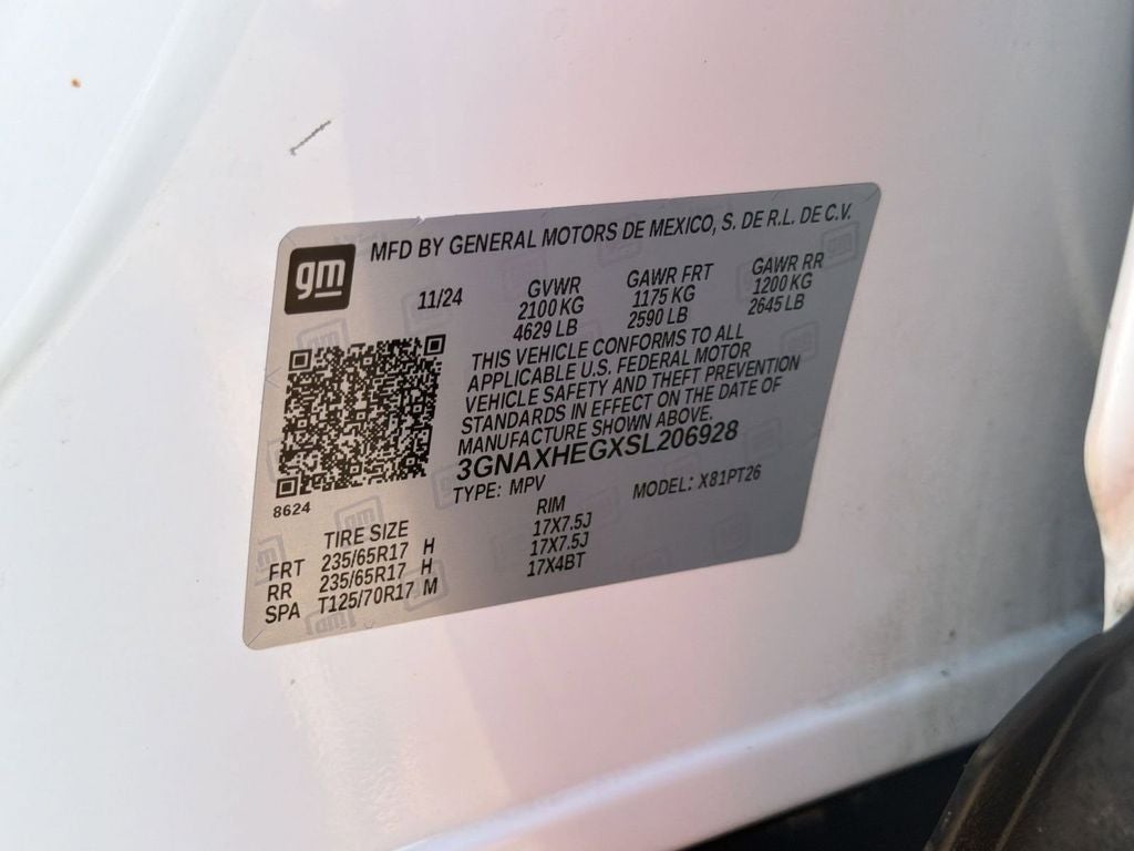 2025 Chevrolet Equinox FWD LT