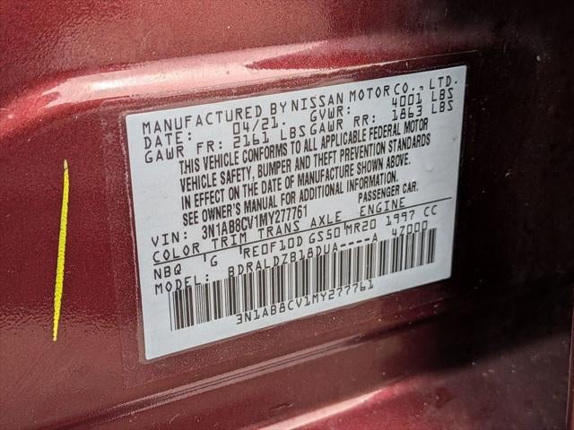 2021 Nissan Sentra SV Xtronic CVT