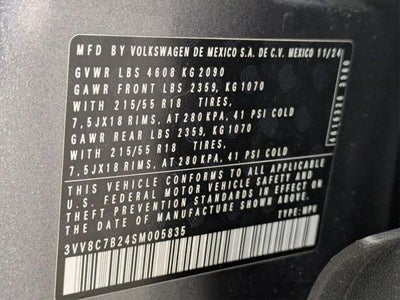 2025 Volkswagen Taos 1.5T S