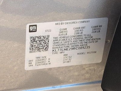 2024 Chevrolet Trax FWD LT