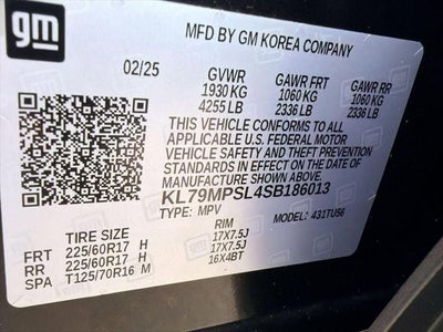 2025 Chevrolet Trailblazer FWD LT