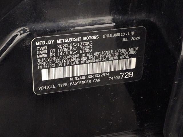 2024 Mitsubishi Mirage ES